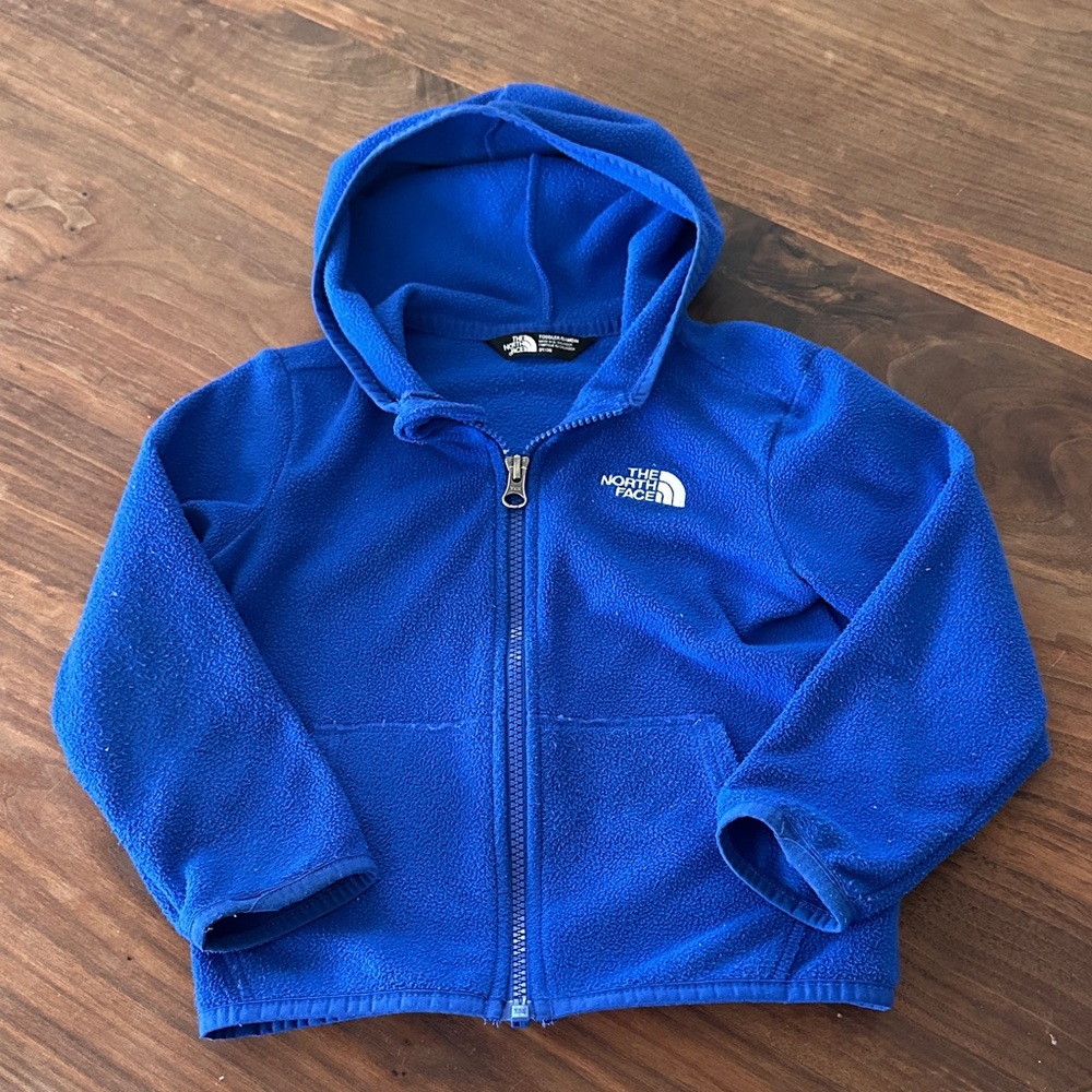Toddler North Face zipper fleece jacket
